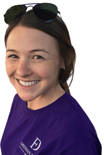 Fort Worth dental team member smiling in purple shirt