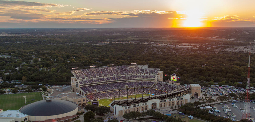 Texas Christian University football stadium